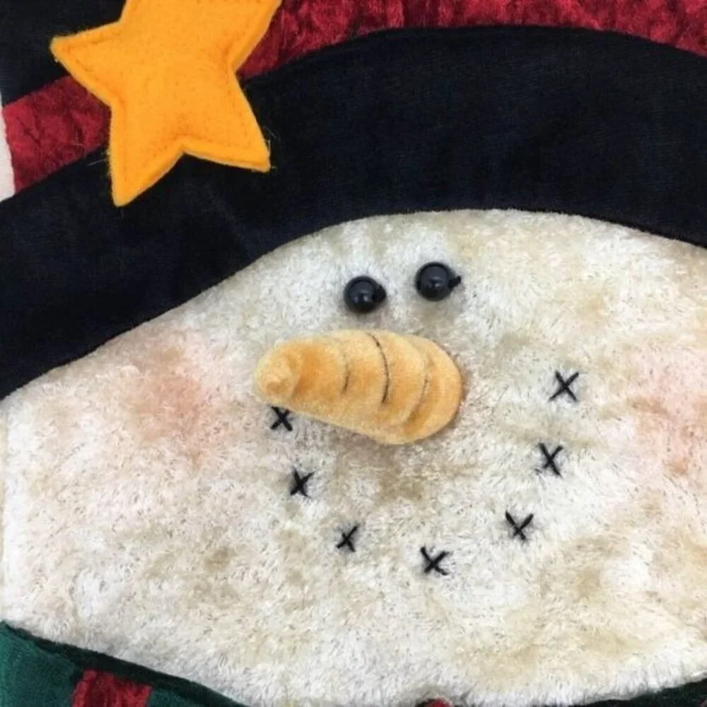 Snowman Stocking Christmas Frosty 17”